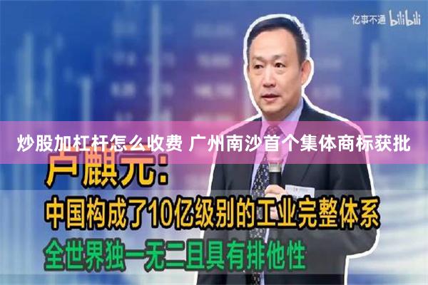 炒股加杠杆怎么收费 广州南沙首个集体商标获批