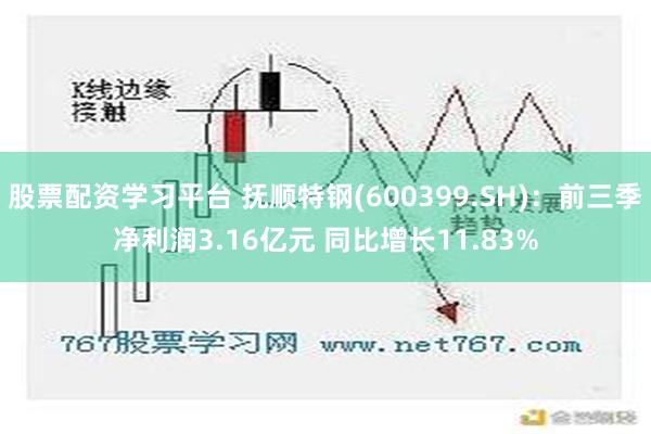 股票配资学习平台 抚顺特钢(600399.SH)：前三季净利润3.16亿元 同比增长11.83%